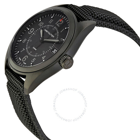 Hamilton, Khaki Field Black Dial Black PVD Men's Watch