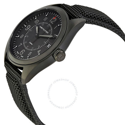 Hamilton, Khaki Field Black Dial Black PVD Men's Watch