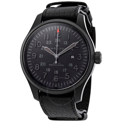 Hamilton, Khaki Field Hand Wound Black Dial Men's Watch