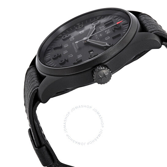 Hamilton, Khaki Field Hand Wound Black Dial Men's Watch