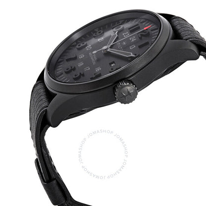 Hamilton, Khaki Field Hand Wound Black Dial Men's Watch