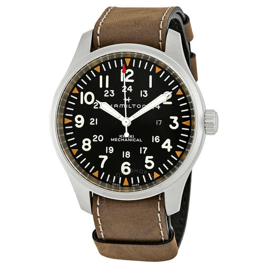 Hamilton, Khaki Field Black Dial Men's Limited Edition Hand Wound Watch