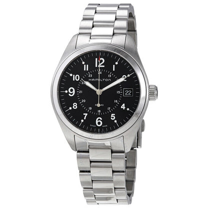 Hamilton, Khaki Field Black Dial Stainless Steel Men's Watch