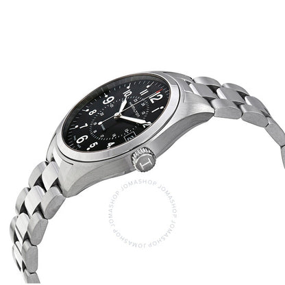Hamilton, Khaki Field Black Dial Stainless Steel Men's Watch