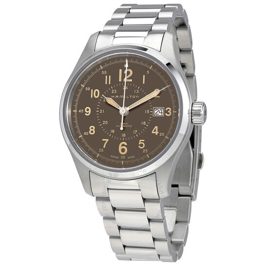 Hamilton, Khaki Field Automatic Brown Dial Men's Watch