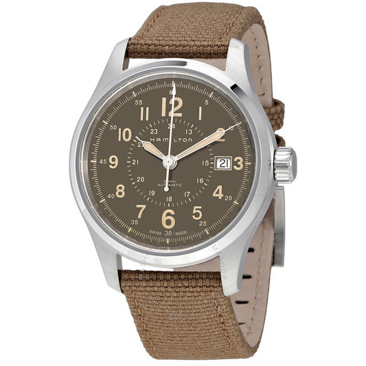 Hamilton, Khaki Field Automatic Brown Dial Men's Watch