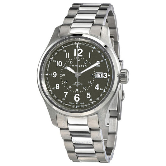 Hamilton, Khaki Field Green Dial Stainless Steel Men's Watch