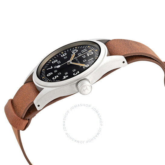Hamilton, Khaki Field Hand Wind Black Dial Men's Watch