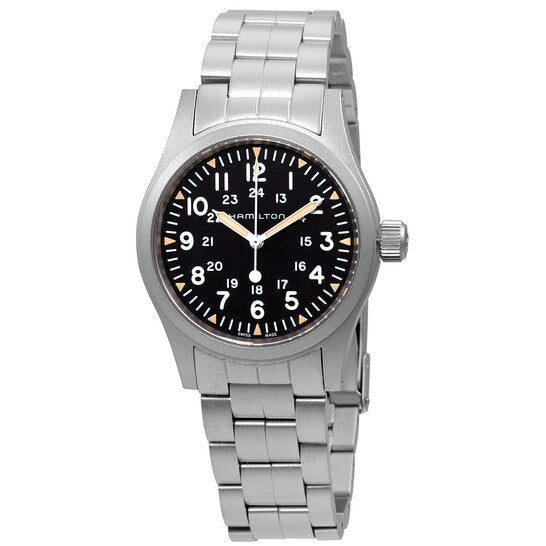 Hamilton, Khaki Field Hand Wind Black Dial Men's Watch