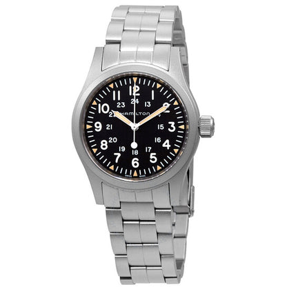 Hamilton, Khaki Field Hand Wind Black Dial Men's Watch