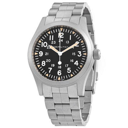 Hamilton, Khaki Field Hand Wind Black Dial Men's Watch