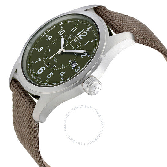 Hamilton, Khaki Field Olive Green Dial Automatic Men's Watch
