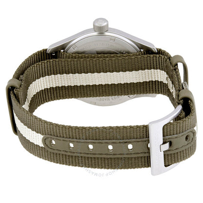 ساعة هاميلتون كاكي فيلد كوارتز نسائية بمينا خضراء