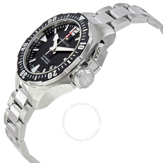Hamilton, Khaki Navy Frogman Automatic Black Dial Men's Watch