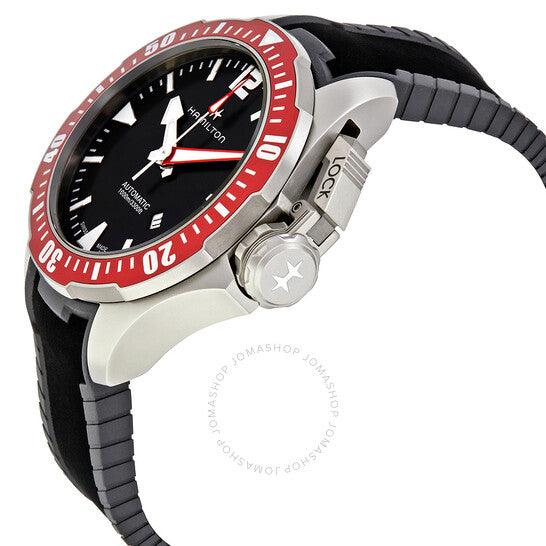 Hamilton, Khaki Navy Frogman Automatic Black Dial Men's Watch