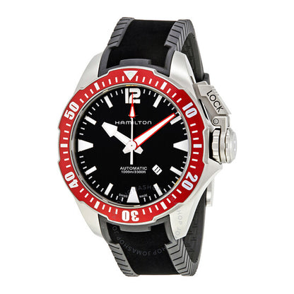 Hamilton, Khaki Navy Frogman Automatic Black Dial Men's Watch