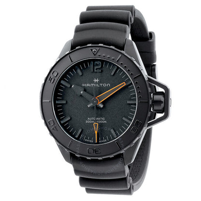 Hamilton, Khaki Navy Frogman Automatic Black Dial Men's Watch