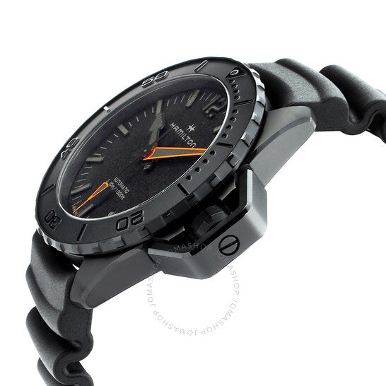 Hamilton, Khaki Navy Frogman Automatic Black Dial Men's Watch