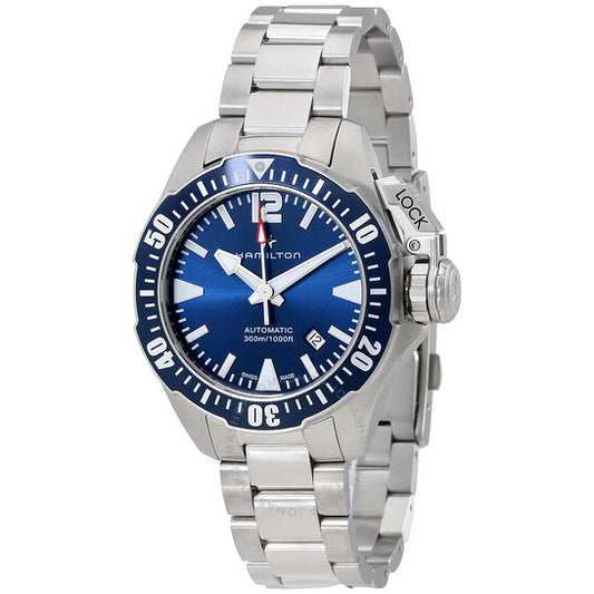 Hamilton, Khaki Navy Frogman Automatic Blue Dial Men's Watch