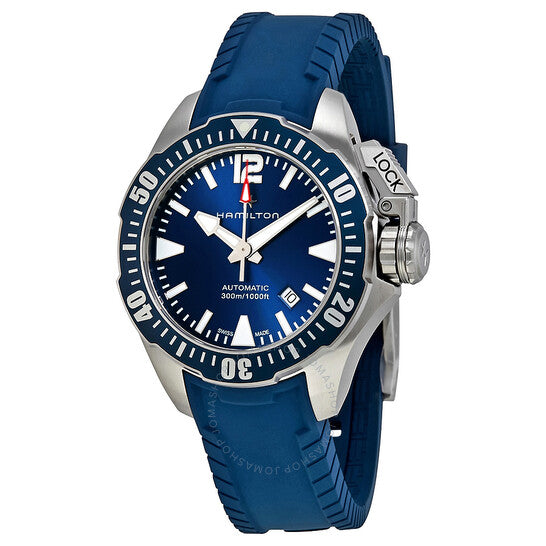 Hamilton, Khaki Navy Frogman Automatic Blue Dial Men's Watch