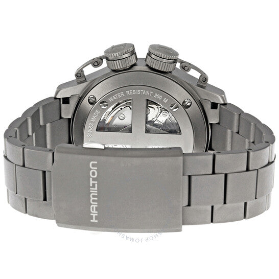 Hamilton, Khaki Navy Frogman Black Dial Men's Watch