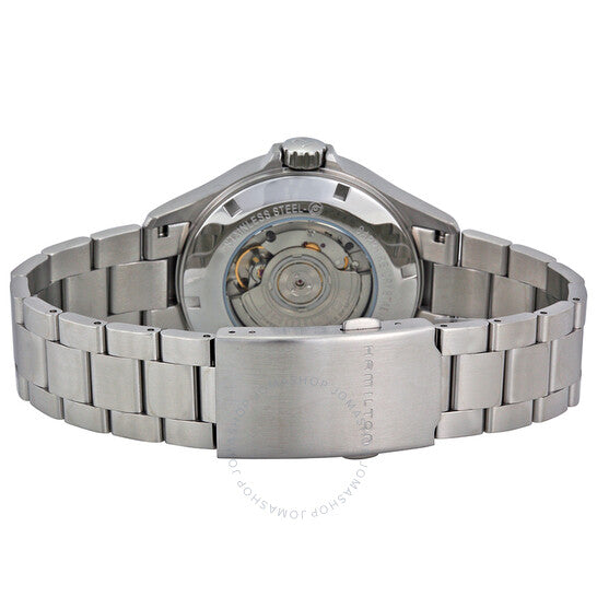 Hamilton, Khaki Navy GMT Steel Black Men's Watch