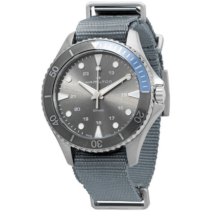 Hamilton, Khaki Navy Scuba Quartz Grey Dial Men's Watch
