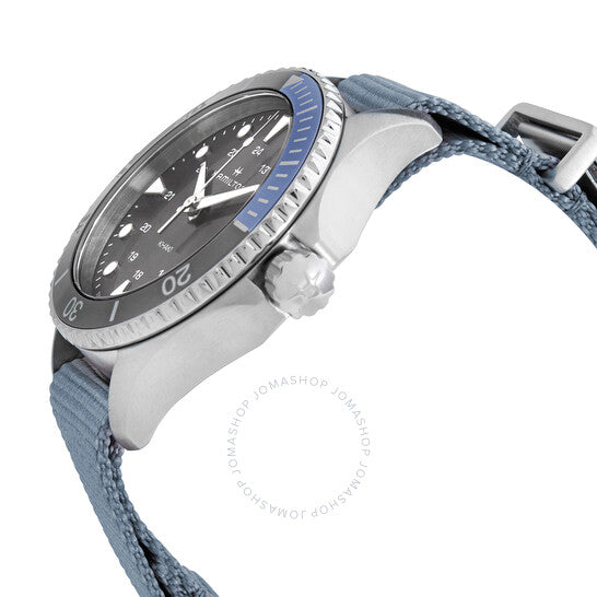 Hamilton, Khaki Navy Scuba Quartz Grey Dial Men's Watch