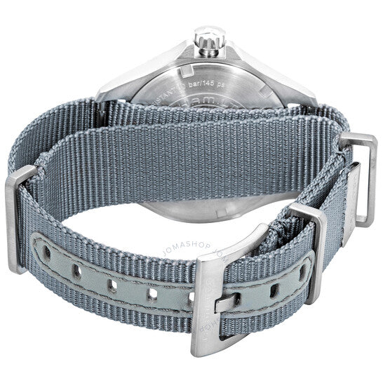 Hamilton, Khaki Navy Scuba Quartz Grey Dial Men's Watch