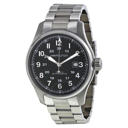 Hamilton, Khaki Officer Automatic Black Dial Men's Watch