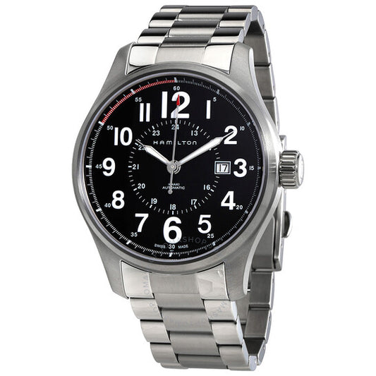 Hamilton, Khaki Officer Automatic Black Dial Men's Watch