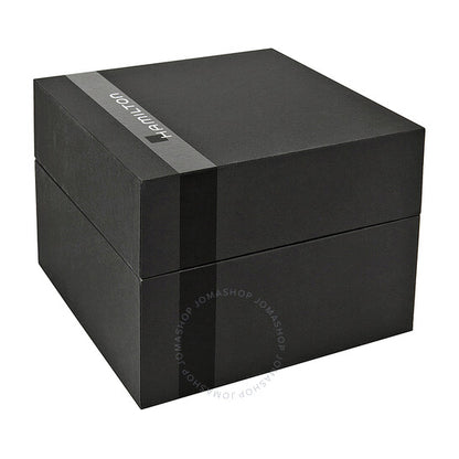 ساعة هاميلتون كاكي بايلوت أوتوماتيكية للرجال بمينا فضي