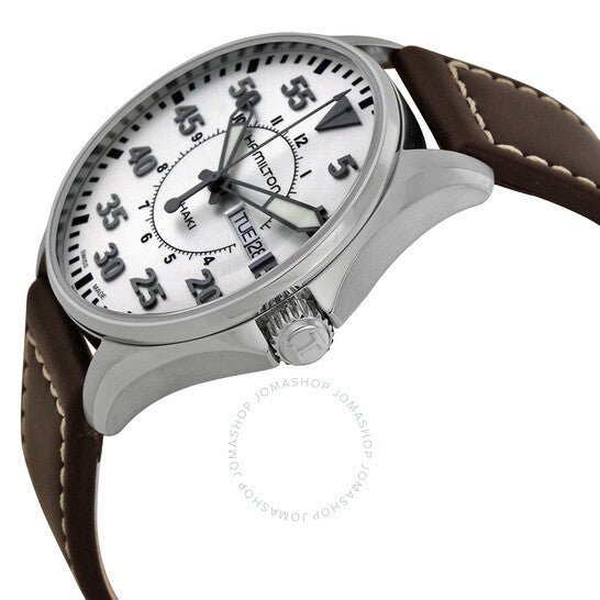 Hamilton, Khaki Pilot Brown Leather Men's Watch