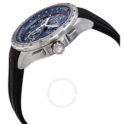 Hamilton, Khaki X-Wind Chronograph Quartz Blue Dial Men's Watch