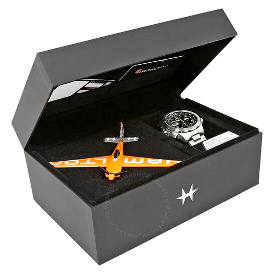 Hamilton, Khaki X-Wind Chronograph Automatic Black Dial Men's Watch