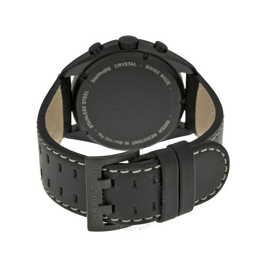 Hamilton, Pilot Pioneer Chronograph Black Dial Men's Watch