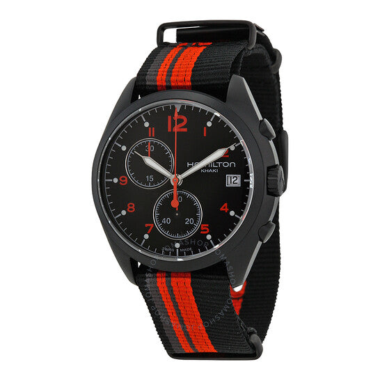 Hamilton, Pilot Pioneer Chronograph Black Dial Men's Watch