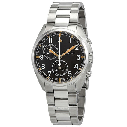 Hamilton, Pilot Pioneer Chronograph Quartz Black Dial Men's Watch