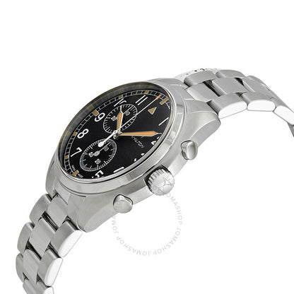 Hamilton, Pilot Pioneer Chronograph Quartz Black Dial Men's Watch