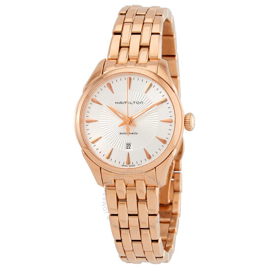Hamilton, Quartz Silver Dial Rose Gold PVD Ladies Watch