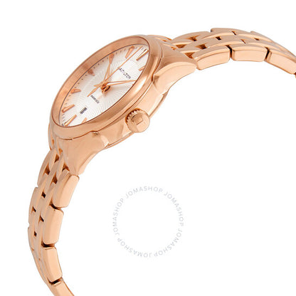 Hamilton, Quartz Silver Dial Rose Gold PVD Ladies Watch