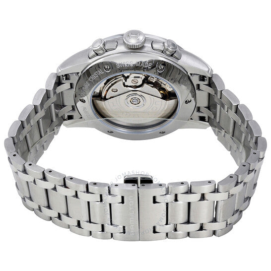 ساعة هاميلتون رايلرود الأوتوماتيكية كرونوغراف للرجال بمينا رمادي