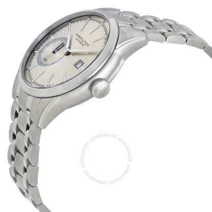 ساعة هاميلتون، رايلرود أوتوماتيكية للرجال بمينا رمادي فضي