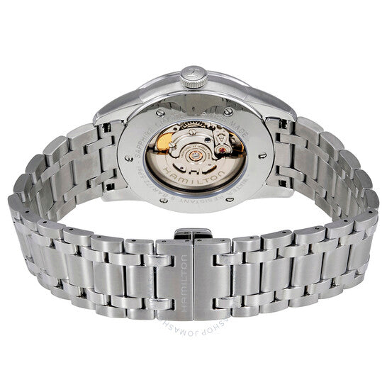 ساعة هاميلتون، رايلرود أوتوماتيكية للرجال بمينا رمادي فضي