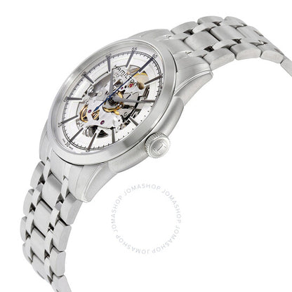 Hamilton, Railroad Automatic Silver Skeleton Dial Men's Watch