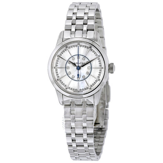 Hamilton, Railroad White Mother of Pearl Dial Ladies Watch