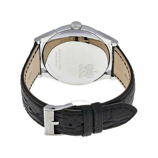 Hamilton, Thinomatic Black Dial Black Leather Strap Men's Watch