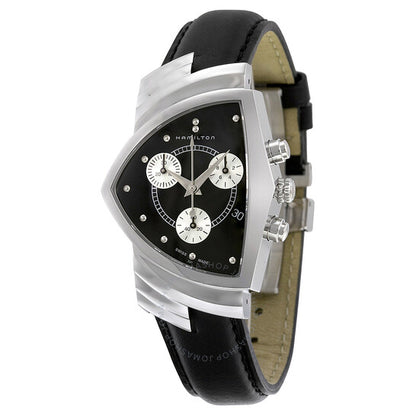 Hamilton, Ventura Chrono Black Dial Shield Shaped Men's Watch