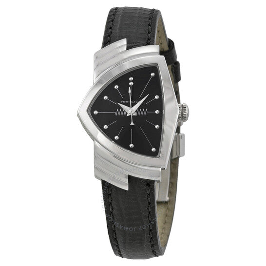 Hamilton, Ventura Black Dial Asymmetric Ladies Watch