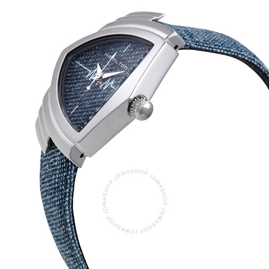 Hamilton, Ventura Quartz Blue Denim Dial Ladies Watch